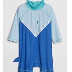 GAP Toddler Shark Rashguard Shortie One Piece